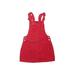 Cynthia Rowley TJX Overall Dress - A-Line: Red Solid Skirts & Dresses - Kids Girl's Size 6