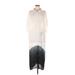Nasty Gal Inc. Casual Dress - Shirtdress: White Ombre Dresses - Women's Size 6