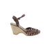 Eric Michael Heels: Brown Leopard Print Shoes - Women's Size 40 - Almond Toe