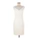 Ellen Tracy Casual Dress - Sheath: Ivory Dresses - Women's Size 4