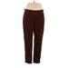 J.Jill Cord Pant: Burgundy Bottoms - Women's Size X-Large Petite