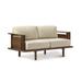 Copeland Furniture Sierra Seating and Occasional Loveseat Wood Panel Other Performance Fabrics in Brown | 35 H x 66.5 W x 33 D in | Wayfair