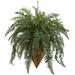 Primrue 19" Artificial Fern Plant in Basket Silk/Plastic | 33 H x 34 W x 34 D in | Wayfair 267DE20D0ECA4010BD89DBBAA21C6944