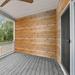 e-Joy 94" x 5.3" Indoor/Outdoor Wood Shiplap Wall Paneling Engineered Wood in Brown | 94 H x 5.375 W x 0.6 D in | Wayfair shiplap_panel_02_1box