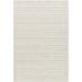 White 144 x 108 x 0.16 in Area Rug - Surya Rectangle Patricia Striped Hand Loomed Viscose Area Rug in Beige Viscose | Wayfair PCA2300-912