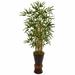 Bungalow Rose 37" Artificial Bamboo Tree in Planter Silk/Wood/Plastic in Brown | 54 H x 26 W x 26 D in | Wayfair BBMT3852 40419469