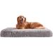 Tucker Murphy Pet™ Fluffy Orthopedic Dog Bed w/ Waterproof Removable Cover, Self-Warming Dog Bed w/ Nonslip Bottom in Gray | Wayfair