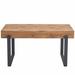 Millwood Pines Cionne 59.01 L x 33.01 W Dining Table Wood/Metal in Black/Brown | 30.01 H x 59.01 W x 33.01 D in | Wayfair