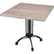 Bistrotisch-Set Washington Pine 80x80 cm & Tischgestell MORENA