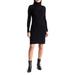 Long Sleeve Cashmere Turtleneck Sweater Dress