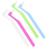 4 Pcs Toothbrushes Flossers Floss for Braces Gap Brush Interdental Brush Human Body Fiber Abs Travel