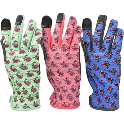 G & F Products Value Pack Women All Purpose gardening Gloves, 3 Pairs - ONE SIZE