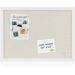 White Cork Board Bulletin Board with Linen, Wood Framed Corkboard, Office Board , Wall Mounted Pin Board Picture Board