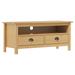 vidaXL TV Stand Hill multi colors 43.3"x15.7"x18.5" Solid Pine Wood - 43.3" x 15.7" x 18.5"