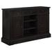 Coaster Furniture Phelps Antique Noir 2-door Rectangular Server - 58.00'' x 18.25'' x 38.50''