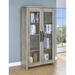 Coaster Furniture Alejo Grey Driftwood 2-door Tall Cabinet