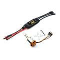 Shinysix ESC 1100KV Motor 40A 1100KV Motor Banana RC Plane ESC T 3.5mm ESC 40A ESC T 3.5mm Banana RC 40A ESC RC Plane Helicopter 2217 1100KV Motor T 3.5mm Banana Motor 40A ESC