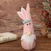 TEPSMF Gnome Gift Spring Easter Bunny Doll Faceless Bunny Decor Home Old Easter Ornament Desktop Ornament Easter Ornament Fancy