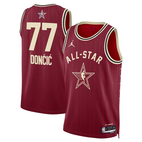 Western Conference Jordan Brand All-Star 2024 Swingman Trikot – Crimson – Luka Dončić – Unisex