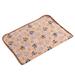 Dog Blankets Puppy Blanket Pet Cushion Small Dog Cat Bed Warm Sleep Mat Pet Dog Cat Puppy Kitten Fleece Blanket Paw Cushion 60X40Cm(Brown)