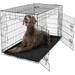 Foldable Dog Crate Wire Metal Dog Kennel W/Divider Panel Leak-Proof Pan & Protecting Feet Single & Double Door Small Medium & Large Dog Crate Indoor Wire Dog Cages 48â€� W/Double Doors
