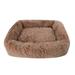 Rectangle Plush Pet Bed Calming Bed For Dogs Cats Kennel Large Pet Houses for outside Pole Mounted outside Gardening Decorations Bar Houses for outside Clear Pet Houses for outside Pet Wall Pocket