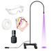 Aristorm Led Floor Lamp with Remote for Eyelash Extensions Craft Task Lamps Floor Standing Adjustable Gooseneck Dimmer Beauty Lamp Floor for Lashes Facial Spa Salon Makeup