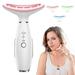 Mieauty Skin Rejuvenation Beauty Device for Face and Neck Based Face Lift on Triple Action LED Thermal and Vibration Technologies Lifts and Tightens Sagging Skin for a Radiant Appearance White