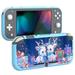 PlayVital Custom Protective Case for Nintendo Switch Lite Soft TPU Slim Case Cover for Nintendo Switch Lite - Santa Deer