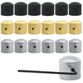 4-10Pack Metal Dome Knobs - Chrome Knurled Knobs - Guitar Volume Control Knobs