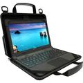 UZBL 13-14 inch Chromebook Case Protective Laptop Hard Cover Always-on Work In Case with Carrying Handle Shoulder