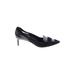 Tory Burch Heels: Slip On Kitten Heel Classic Black Solid Shoes - Women's Size 9 - Pointed Toe