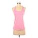 Under Armour Active Tank Top: Pink Activewear - Women's Size X-Small