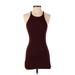 Sparkle & Fade Casual Dress - Bodycon: Burgundy Dresses - Women's Size X-Small