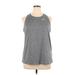 Nike Active Tank Top: Gray Activewear - Women's Size X-Large
