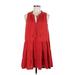 Max Studio Casual Dress - DropWaist: Red Dresses - Women's Size Medium