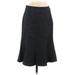 KORS Michael Kors Denim Fit & Flare Skirt Calf Length: Gray Bottoms - Women's Size 2