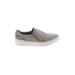 Dr. Scholl's Sneakers: Slip On Platform Casual Gray Print Shoes - Women's Size 9 - Round Toe