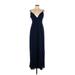 Fame And Partners Cocktail Dress - Maxi: Blue Dresses - Women's Size 10