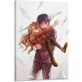 Toradora Vintage Anime Aesthetic Poster Takasu Ryuuji And Aisaka Taiga Poster Decorative Painting Canvas Wall Art Posters And Picture Print Modern Family Bedroom Decor Poster 12x18inch(30x45cm)