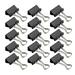 36 Pcs Binder Clips Decorative Books School Supllies The Office Supplies Mini Office Supplies Drawing Board Fixing Clips Dovetail Clip Binder Drawing Board Iron Student