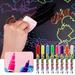 Teissuly 3mm Macaron 8 Color Liquid Chalk Children s Graffiti Dust-free Scrubbing Marker Highlighter 4ml