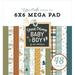 Echo Park Double-Sided Mega Paper Pad 6 x6 48/Pkg-Special Delivery Baby Boy Cardmakers