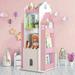 HOOMHIBIU Fashion Bookshelf Creative Bookshelf Child File Organizer Bookcase Â° Rotating Bookshelves Unique Castle Child Rack Bookcase not Shaking