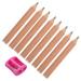 Jumbo Pencil Pencils for Kids Students Stationery Thick Triangular Pencil Triangle Short Pencil Pine Wood Primary School