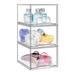 3 Pack Stackable Makeup Organizer Storage Drawers Vtopmart 4.4 Tall Acrylic Bathroom OrganizersÃ¯Â¼Å’Clear Plastic Storage Bins For Vanity Undersink Kitchen Cabinets Pantry Organization and Stor