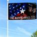 Bayyon Jesus American Grommet Flag One Nation Under God Flag Banner with Grommets 3x5Feet Man cave Decor