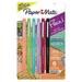 Flair Scented Felt Tip Porous Point Pen Stick Medium 0.7 mm Assorted Ink and Barrel Colors 6/Pack