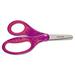 Softgrip Scissors for Kids 5 in. Length 1.75 in. Cut Blunt Tip Assorted Handle