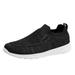 eczipvz Running Shoes for Men Men Running Shoes Men Casual Breathable Walking Shoes Sport Sneakers Gym Tennis Slip On Comfortable Lightweight Shoes Dark Gray